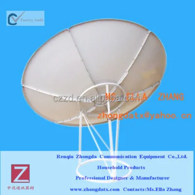 Customized Outdoor 120-300 Sat Dish Antenna Receiver C/KU Band for Car TV WIFI 3G HDTV with Steel Wall Mount