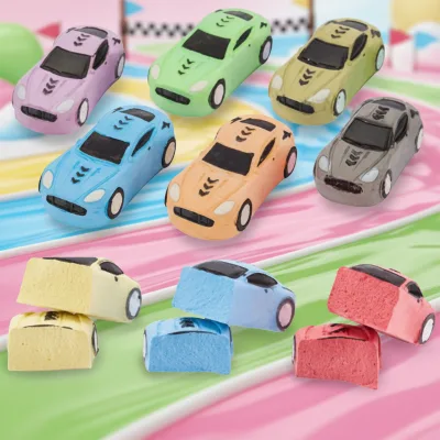 Custom Molding Washable Multicolor Jumbo Race Car Sidewalk Chalk with Gift Box