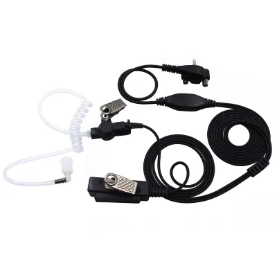 New Hands Free Headset Acoustic Tube Earpiece & PTT Mic for VX-231 VX-230 Tk-3710