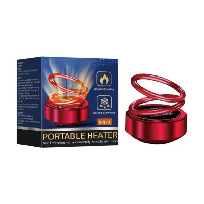 WANPU Portable Magnetic Deicer ABS Mini Car Heater Double Ring Constant Heating Ice Snow Melt for Car Home Camping