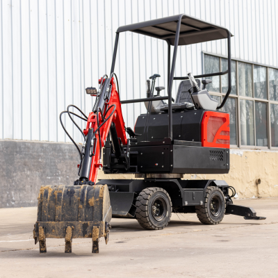 Upgraded Shape Track 2.0 Tons Good Operation and High Efficiency Wheeled Construction Machinery
