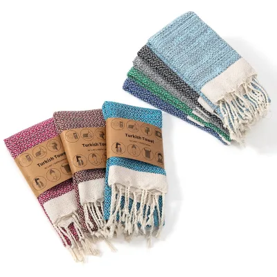 Hot Sale Soft Cotton Hand Towel Thick Quick-Dry for Kitchen Fitness Yoga Home Tea Woven Sustainable Comfortable Napkin