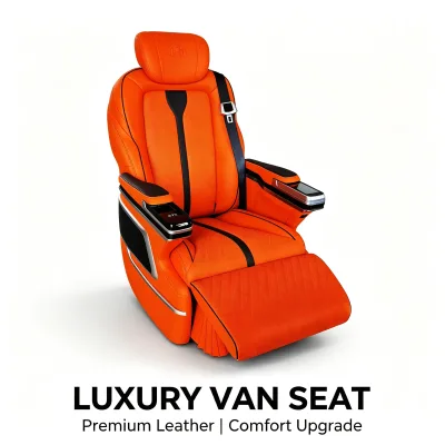 Full Electric Luxury Van Seat VIP Swivel Reclining Captain Chair for Mercedes Sprinter Conversion