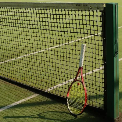 Commercial Grade Weatherproof Quick-Dry Heavy-Duty Knotted or Knotless  Tennis Net for Optimal Stability