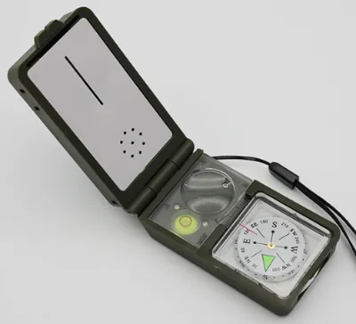 10-in-1 Multifunctional Compass Outdoor North Needle With Thermometer Hygrometer & LED Light Portable Survival Navigation Tool
