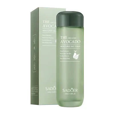 Private Label Customized Avocado Hydrating Face Toner Soothing Nourishing Skin Care Bleaching Toner for Face