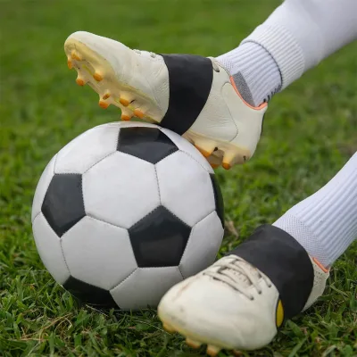 DZH P007 Silicone Elastic Shoe Laces Anti-Slip Grip Tape for Soccer Football Baseball Training Protective Gear Covers