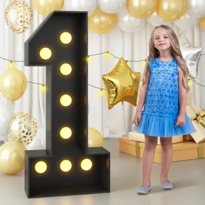 Marquee Letters and Numbers Led Light up Large Marquee Numbers 4ft