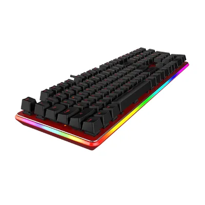 UK US Layout Mechanical Keyboard with RGB Backlight and Side Light
