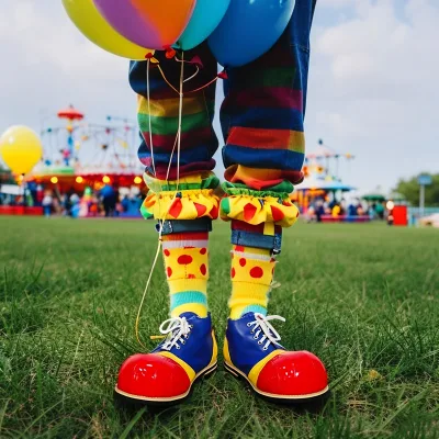 Halloween Comedy Fancy Costume Party Events Adult Clown Shoes Occasion Halloween Event & Party Item Type Party Favor