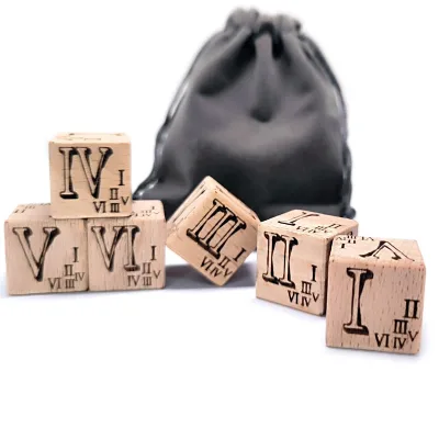 Factory Large Quantity Custom 30mm Square Handmade Carved Wooden Dice Engraved Numeral Eco-Friendly Global Education Game
