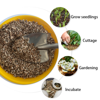 Expanded Vermiculite Granules for Succulent Planting Vermiculite Cultivation Substrate Fire-resistant Coating Special