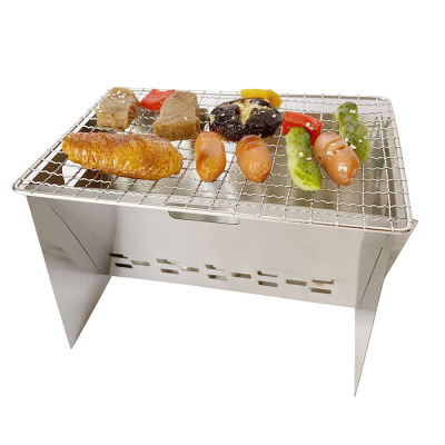 Lightweight and Easy to Install Foldable Barbaque BBQ Outdoor Portable Grill Charcoal