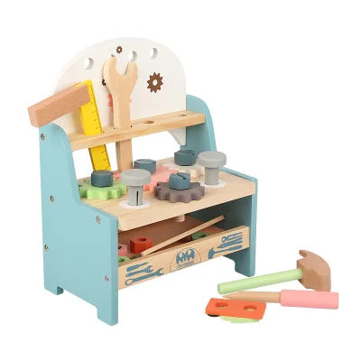 Wooden Unisex Children's Tools & Toys for 2-4 Year Olds; Multifunctional Disassembly Nuts Educational Model Toy