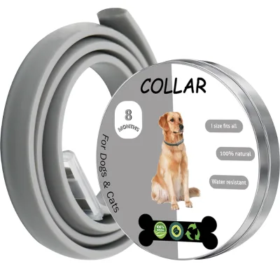 TPE Flea and Tick Prevention Flea and Tick Collar for Dog Flea Repellent 8 Month Protection