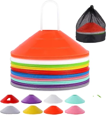 Factory Direct Sale Low Price Good Quality PE Material Multi-color Soccer Cones for Football Training