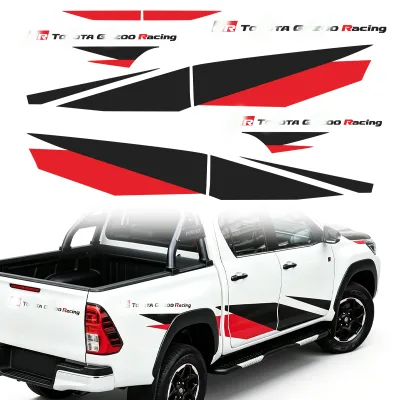 7Pcs Set Universal Pickup Truck Side Body Vinyl Decals Waterproof Luxury Design Car Door Exterior Modification Decor Accessories