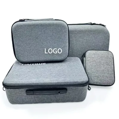 Factory Customized Logo Hard Travel Eva Carrying Case With Foam Insert for Medical Equipment