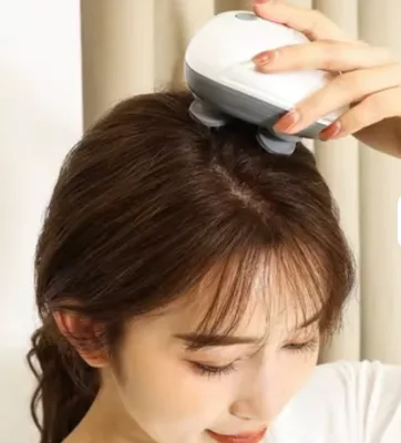 Smart Rechargeable Head Massager - Electric Scalp Relaxation for Stress Relief, Portable
