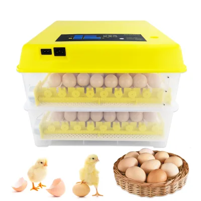 Double Layer HT-112 Dual Power Automatic Farm Incubation Tools 112 Egg Turner 112-208 Full-Automatic Incubator