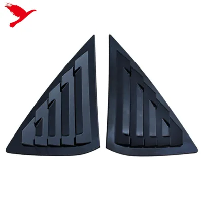For Nissan Sentra (B17) 2013 2014 2015 2016 2017 2018 2019 Car Accessories Quarter Side Window Scoop Louvers Cover ABS 2pcs