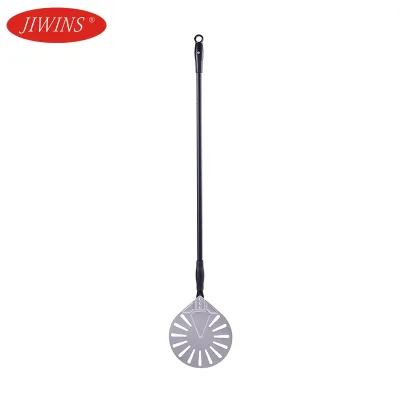 Factory Manufacturer Easy Storage Non Slip Food Grade Long Handle Aluminum Perforated Oven Safe Durable Pizza Peel