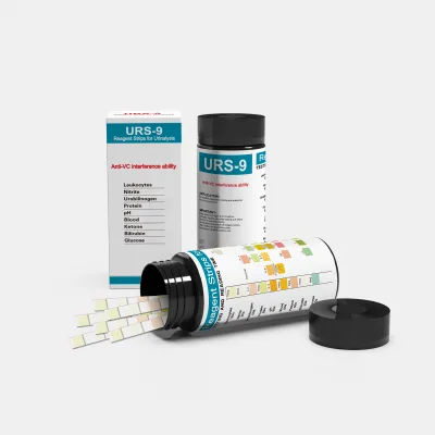 Wholesale 9 Parameters Urine Glucose Ketone Blood Urinalysis Reagent Test Strips CE Certified Class II 2-Year Shelf Life