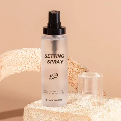 OEM Organic Vegan Oil Control Long Lasting Private Label Makeup Finishing Waterproof Shimmer Setting Spray