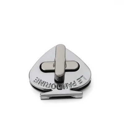 Bag Case Press Lock for Handbags Thumb Lock Hardware Handbag Hardware Round Turn Locks Turn Lock Push Lock