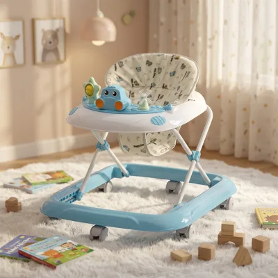 Educational Baby Walkers Musical Toys Boys Girls Adjustable Baby Walkers