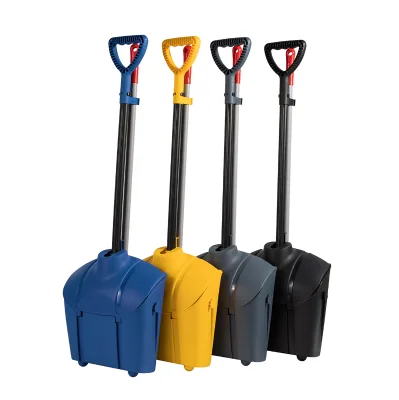 Multifunctional Eco-friendly Plastic Dustbin with Bristle Vertical Broom for Floor Cleaning