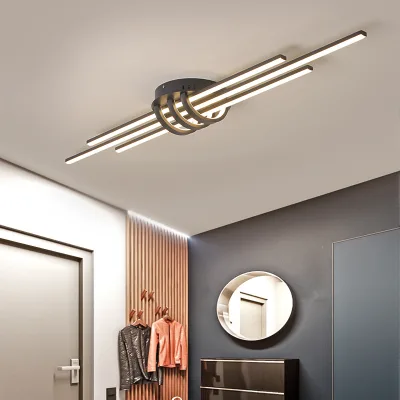 Remote Control Indirect Lighting Ceiling: Modern LED Lights with Light Aluminium Profiles,Perfect for Kids' Room, Bedroom