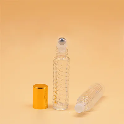 Wholesale 5ml 8ml 10ml Round Refillable Glass Roll on Bottle