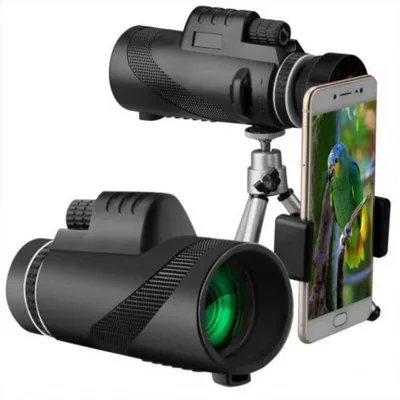 12X42 Monocular HD Optic BAK4 Day Telescope 1500m/9500m Outdoor Camping Hiking
