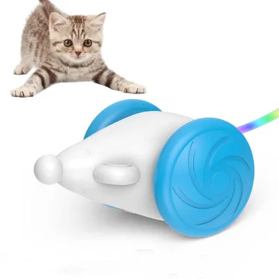 Hot Selling Interactive Electric Cat Plush Mouse Catching Toy Smart Consumer Electronics Pet Toy