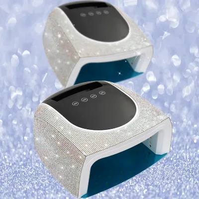Wholesale Portable Machine UV LED Nail Lamp With Handle Rechargeable with Display Auto Sensor