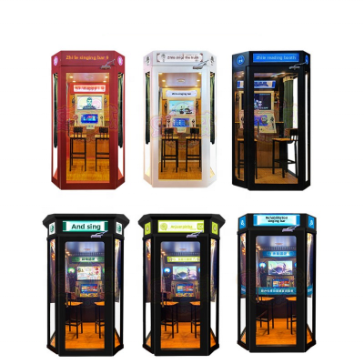 Mini Ktv Karaoke Booth Jukebox Coin Operated Self-Service Music Studio Singing Room Vending Machine Entertainment Equipment