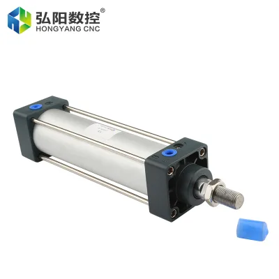 HYCNC Positioning Cylinder SC40 Standard Air Cylinder 40mm Bore & 64kgf Thrust of Woodworking CNC Cutting Machine