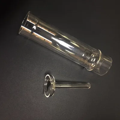 Polished clear quartz glass capillary tube