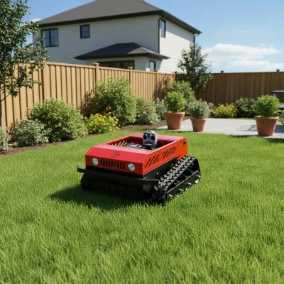 Industrial Multi-Function 24V 1500W SHENGDELI SDL 224-55B Gasoline Petrol Remote-controlled Lawnmower Parallel Flail Blade