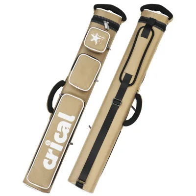 CRICAL Billiard Cue Case 6 Holes 2 Butts 4 Shafts High Capacity Oxford Canvas Bag Cue Case