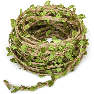 Handmade 5m DIY Wreath Materials Artificial Fabric Colorful Willow Leaves Lace for Christmas Thanksgiving Halloween Home Decor
