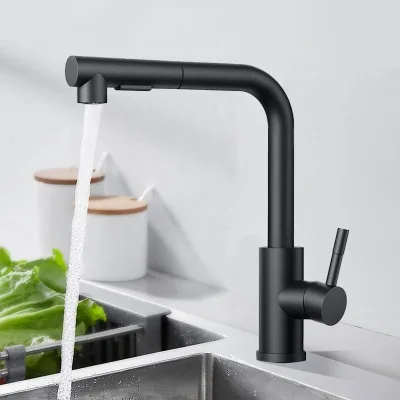 Modern design single-handle kitchen faucet bathroom sink faucet faucet kitchen faucet with pull-out sprayer