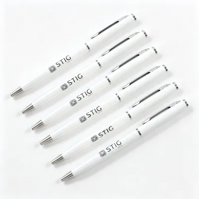 Custom Boligrafo De Lujo Coloring Boligrafos Writing Gel Metal Ballpoint Ball Wholesale Pen With Logo