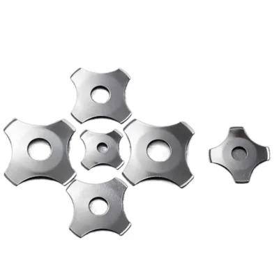 OEM Manufacturing Existing Stocks Punch a Hole Nickel Plated Stainless Steel 4 Legged Metal Dome