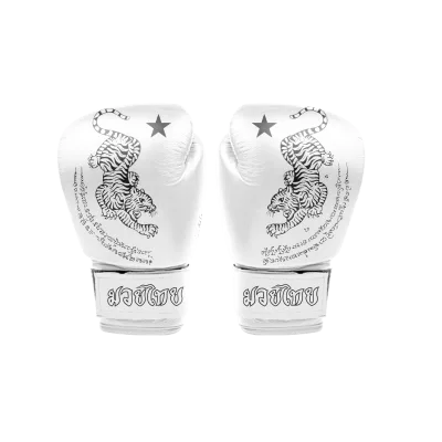 Professional Competition Thai Boxing Gloves Customizable OEM Leather PU PVC Material Gloves