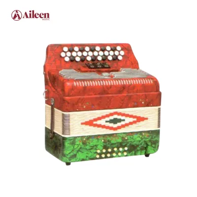 34 Button 12 Bass 3/0 Register Diatonic Button Accordion (B3412)