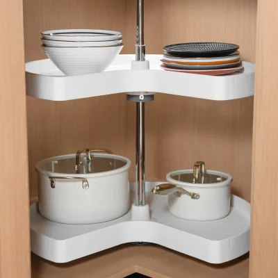 Kitchen Corner Cabinet 270 Revolving Basket Modular Accessories Magic Corner Manufacturers Blind Corner Pull Out Organizer