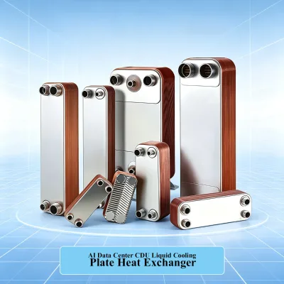 Cold Plate Liquid Cooling Solutions-Water-to-water Heat Exchanger Cooling Distribution Unit for AI Data Center