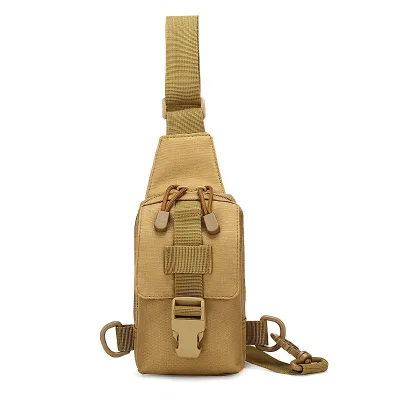 Wholesale New Arrival Tactical Chest-Mounted Phone Pouch Waterproof & No Closure for Hiking Cycling Climbing Outdoor Activities